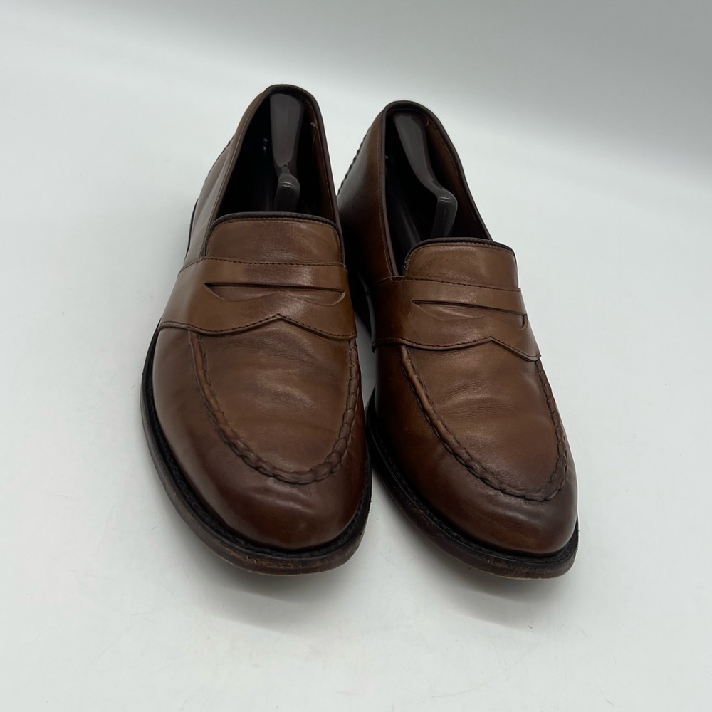 Allen Edmonds Randolph Men’s Sz 9D Brown Leather Penny Loafers Dress Shoes.
